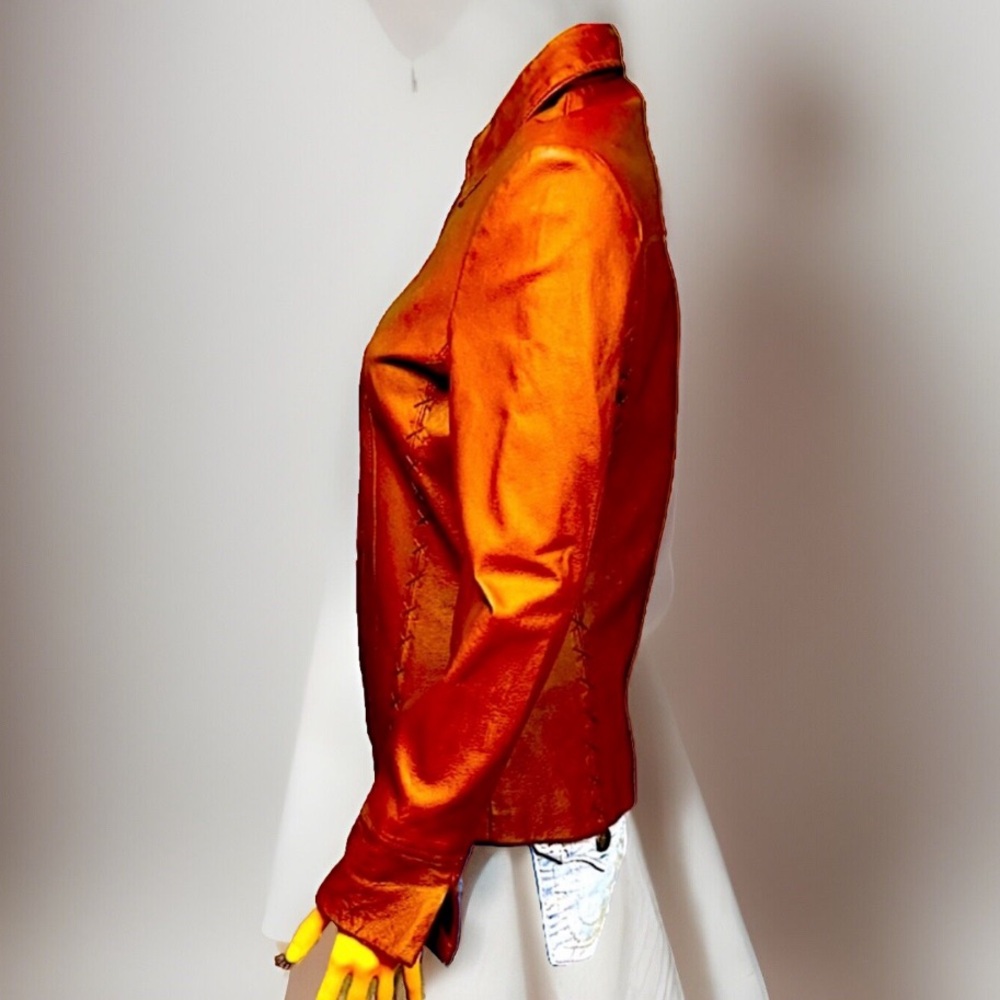 Lucky Brown Leather Jacket Los Angeles - Picture 3 of 7